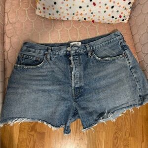 Agolde Parker Loose Vintage Jean/Denim Shorts